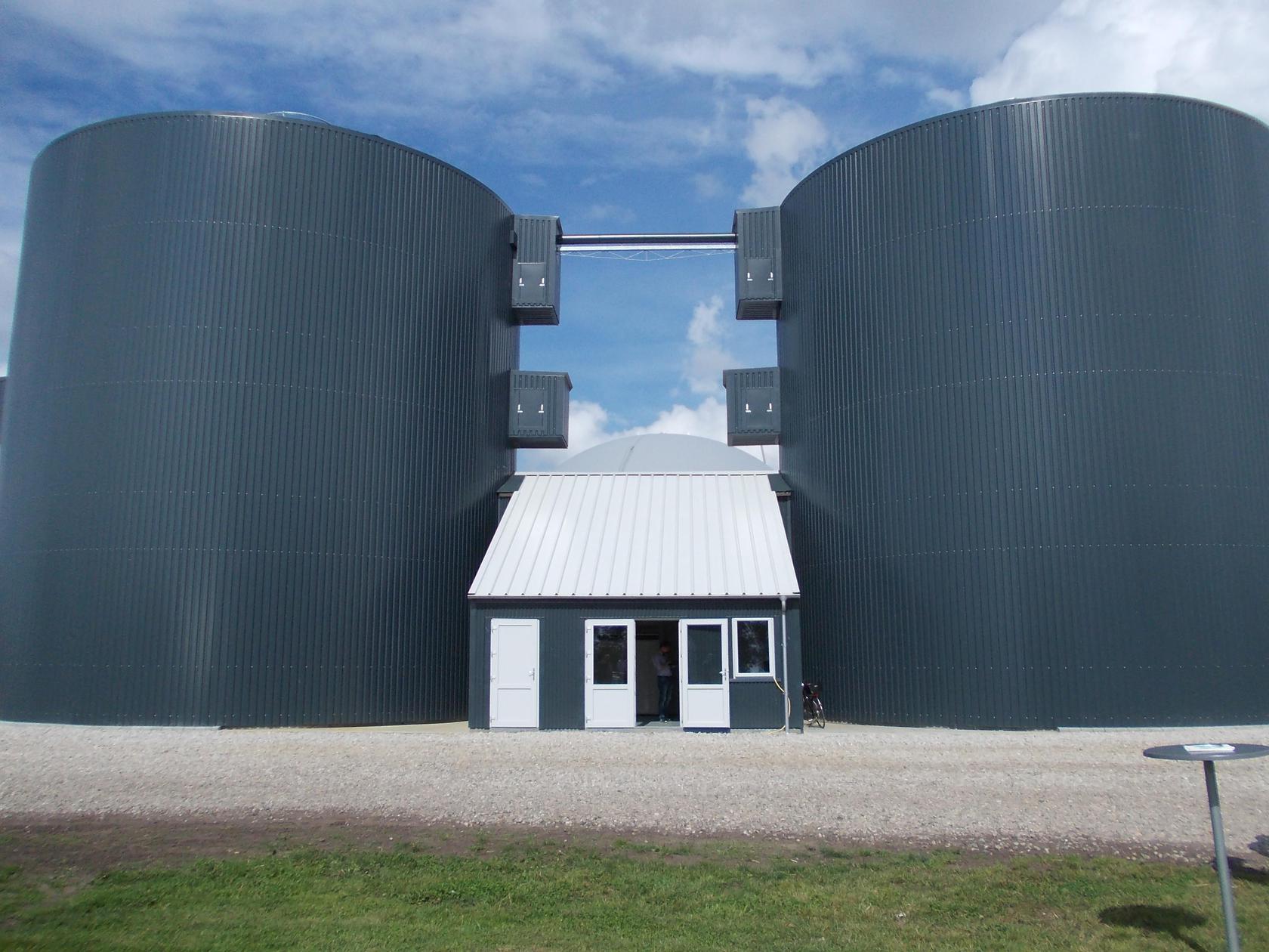 Biogasanlæg.